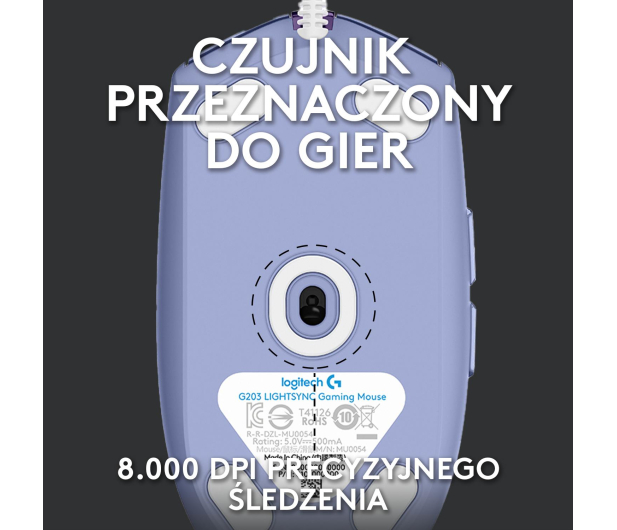 LOGITECH G102 Lightspeed Gaming Lilac - 592501 - zdjęcie 5